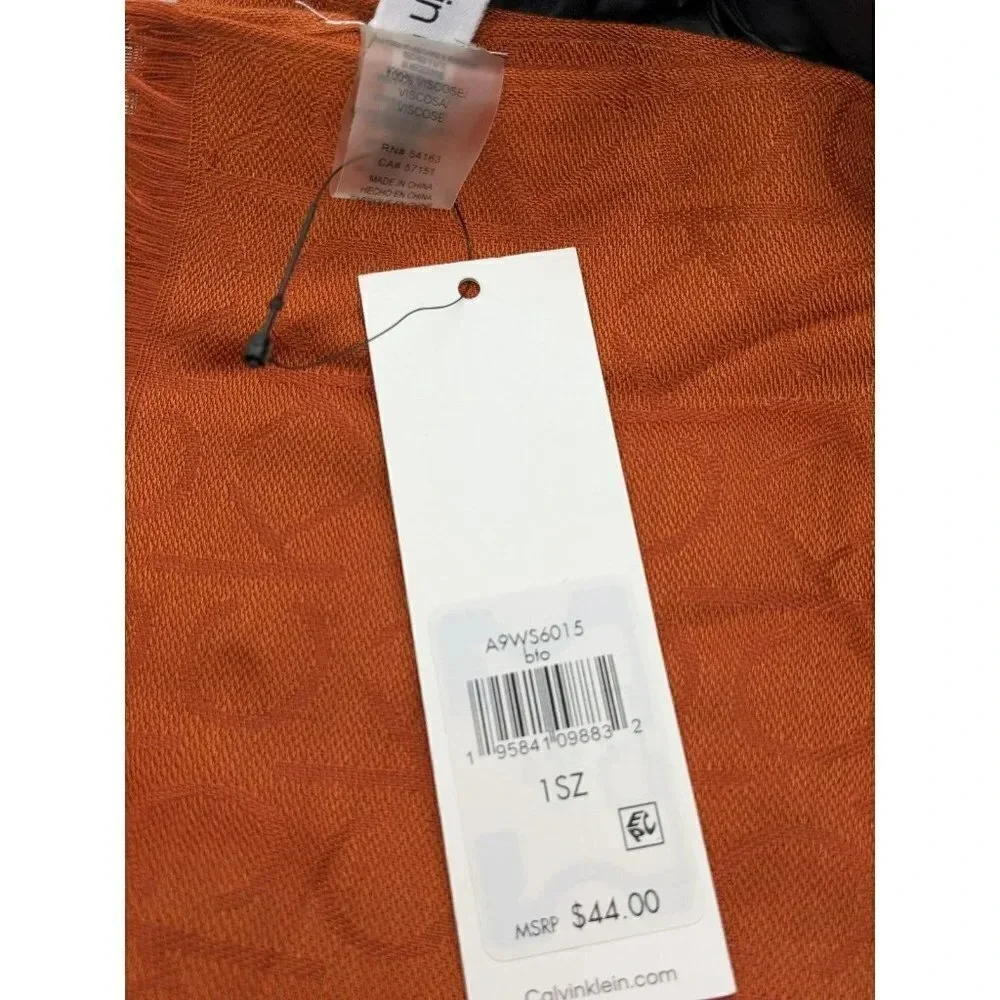 NWT Calvin Klein Women's Scarf Logo Printed (MSRP $44)